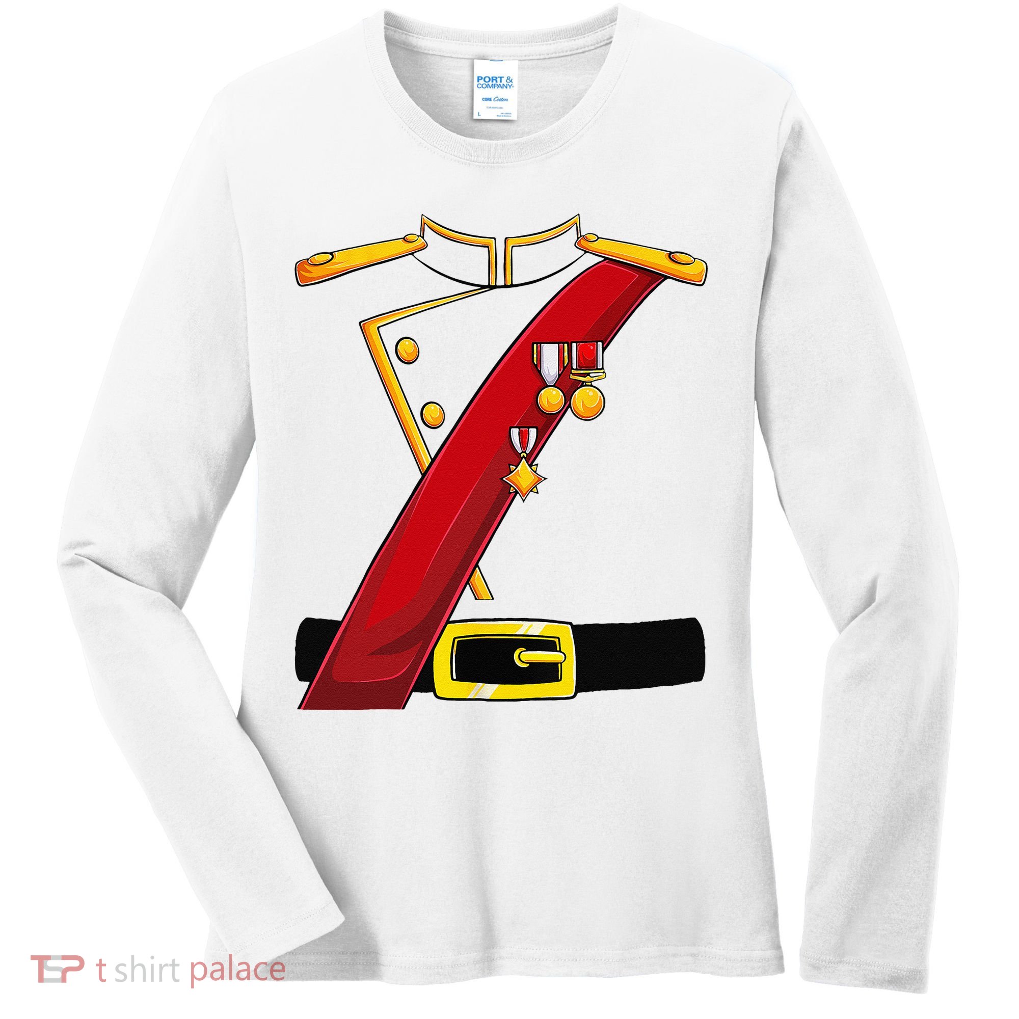 Prince Charming Costume Halloween Men Women's Long Sleeve Shirt