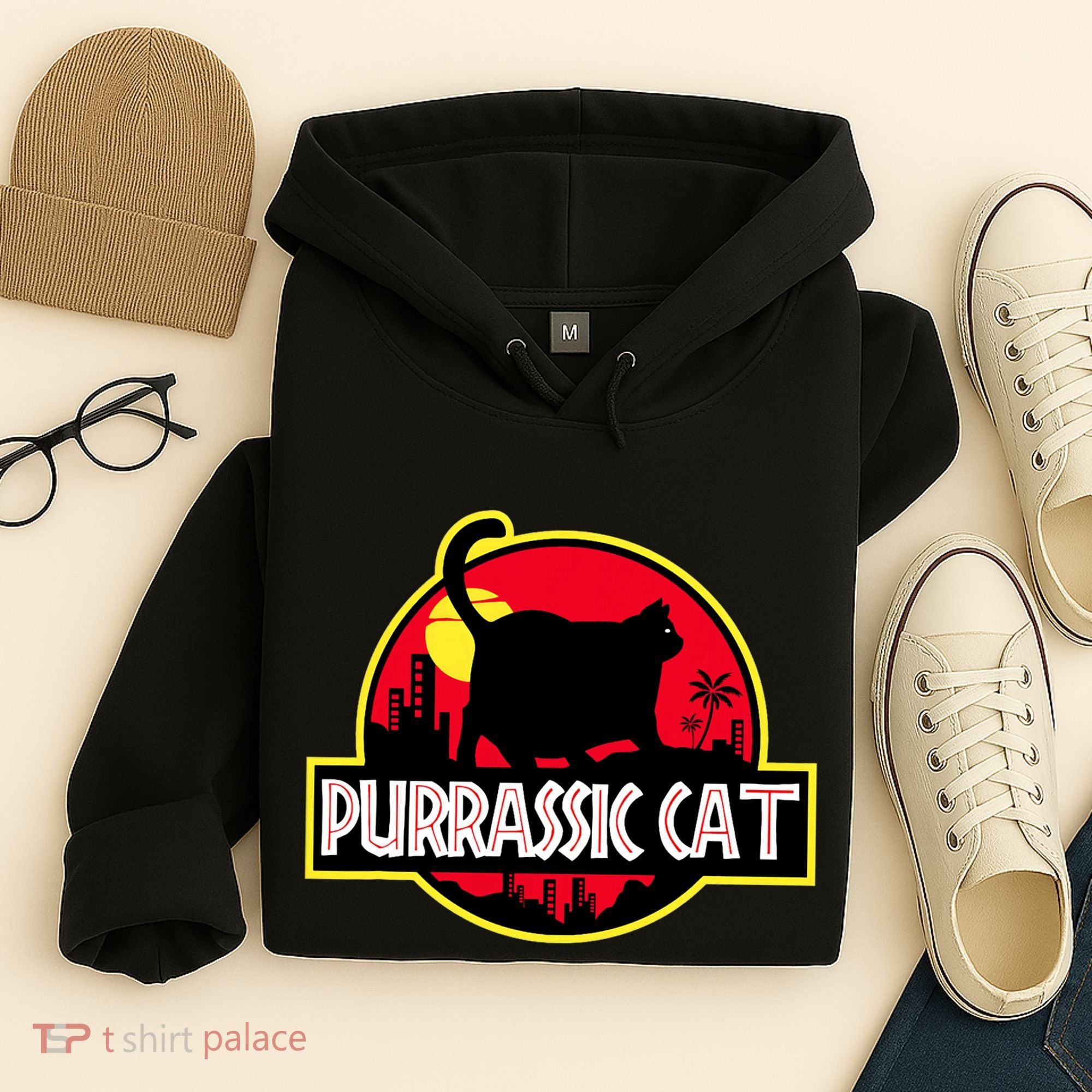 Purrassic Cat Chonk Oh Lawd For Cat Dad Cat Hoodie