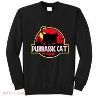 Purrassic Cat Chonk Oh Lawd For Cat Dad Cat Sweatshirt thumb 0