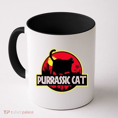 Purrassic Cat Chonk Oh Lawd For Cat Dad Cat Coffee Mug