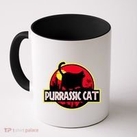 Purrassic Cat Chonk Oh Lawd For Cat Dad Cat Coffee Mug thumb 0