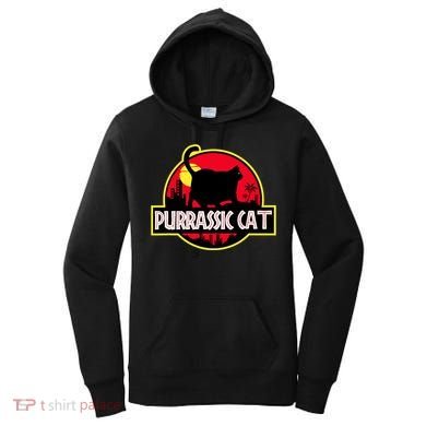 Purrassic Cat Chonk Oh Lawd For Cat Dad Cat Women's Hoodie