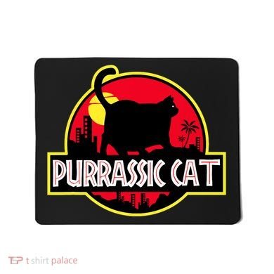 Purrassic Cat Chonk Oh Lawd For Cat Dad Cat Mousepad