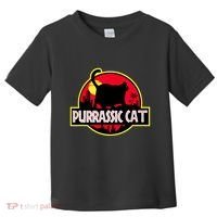 Purrassic Cat Chonk Oh Lawd For Cat Dad Cat Toddler T-Shirt thumb 0