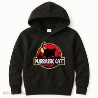 Purrassic Cat Chonk Oh Lawd For Cat Dad Cat Kids Hoodie thumb 0