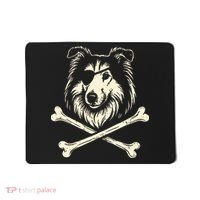 Pirate Collie Crossbones Dog Mousepad thumb 0