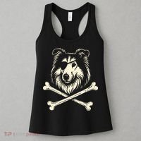 Pirate Collie Crossbones Dog Women's Tank Top thumb 3