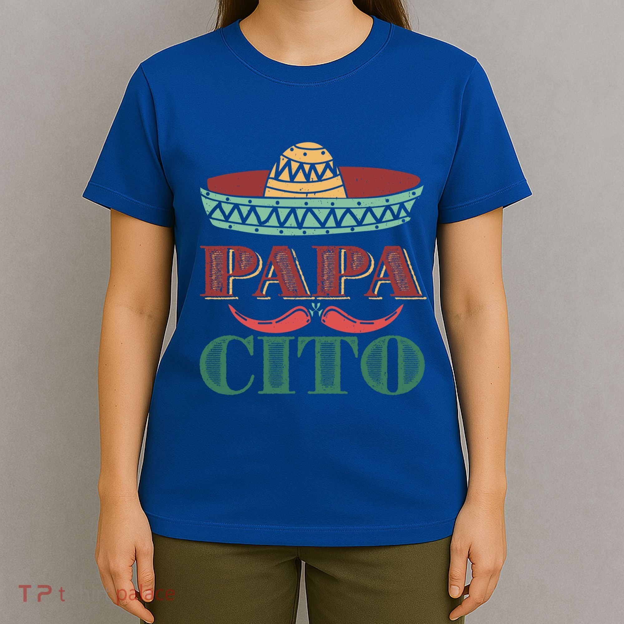 Papa Cito Cinco De Mayo Sombrero Hat Mexican Father Fiesta Gift T-Shirt
