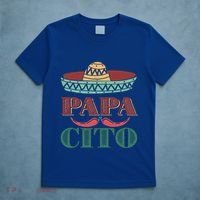 Papa Cito Cinco De Mayo Sombrero Hat Mexican Father Fiesta Gift T-Shirt thumb 5