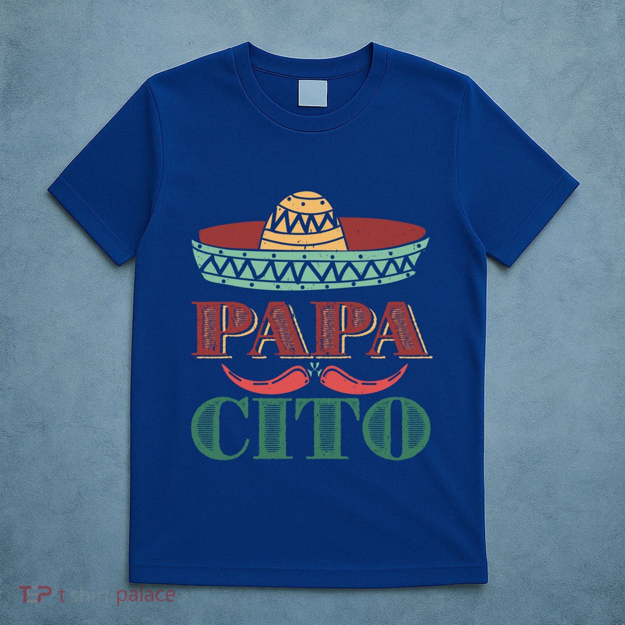 Papa Cito Cinco De Mayo Sombrero Hat Mexican Father Fiesta Gift T-Shirt