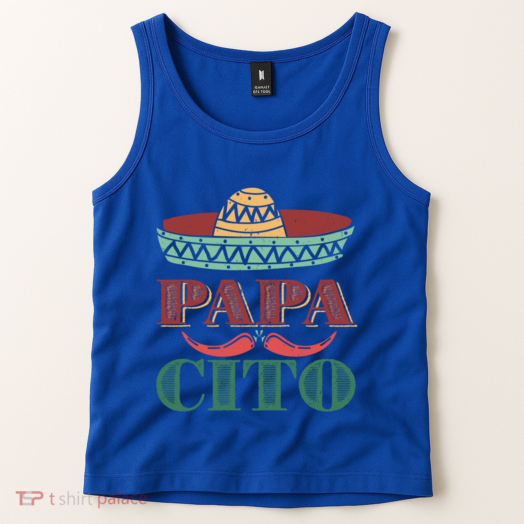 Papa Cito Cinco De Mayo Sombrero Hat Mexican Father Fiesta Gift Tank Top