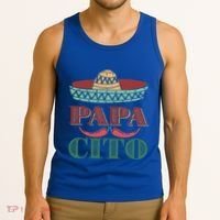 Papa Cito Cinco De Mayo Sombrero Hat Mexican Father Fiesta Gift Tank Top thumb 3