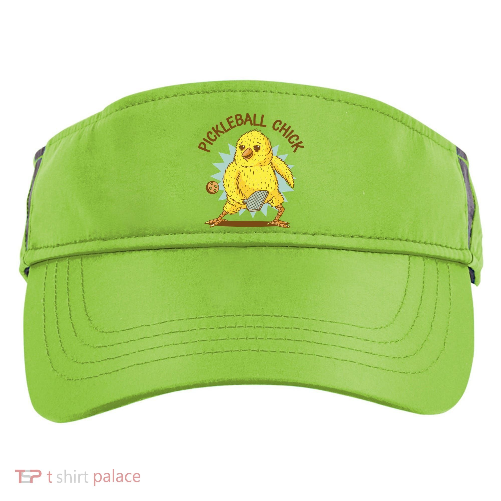 Pickleball Chick Cute Sport Adult Drive Performance Visor