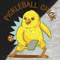 Pickleball Chick Cute Sport Raglan Baseball Sleeve Shirt thumb 2