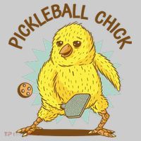 Pickleball Chick Cute Sport Tie-Dye T-Shirt thumb 2