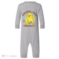 Pickleball Chick Cute Sport Infant Fleece One Piece thumb 0