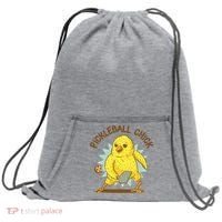 Pickleball Chick Cute Sport Sweatshirt Cinch Pack Bag thumb 0
