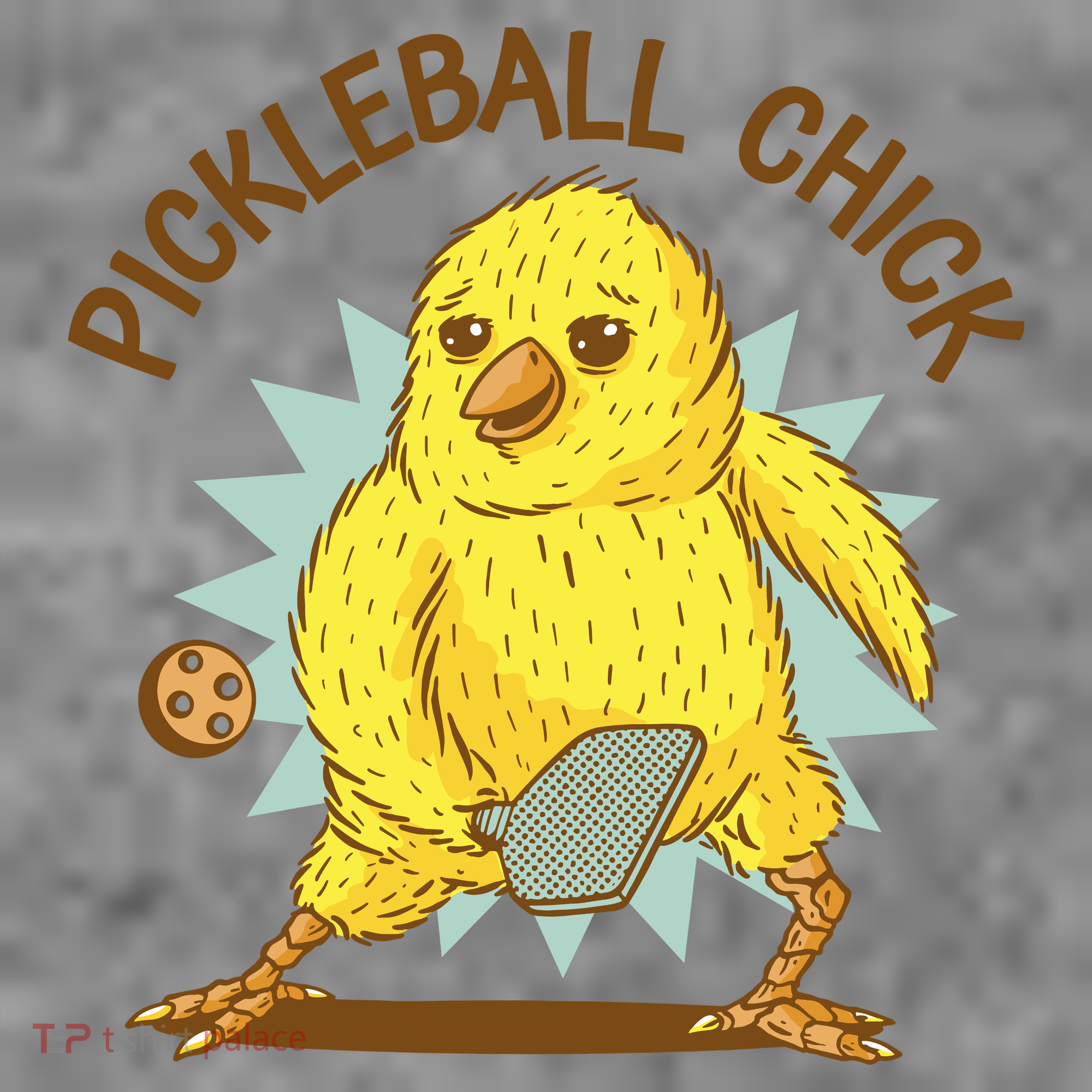 Pickleball Chick Cute Sport Hooded Wearable Blanket