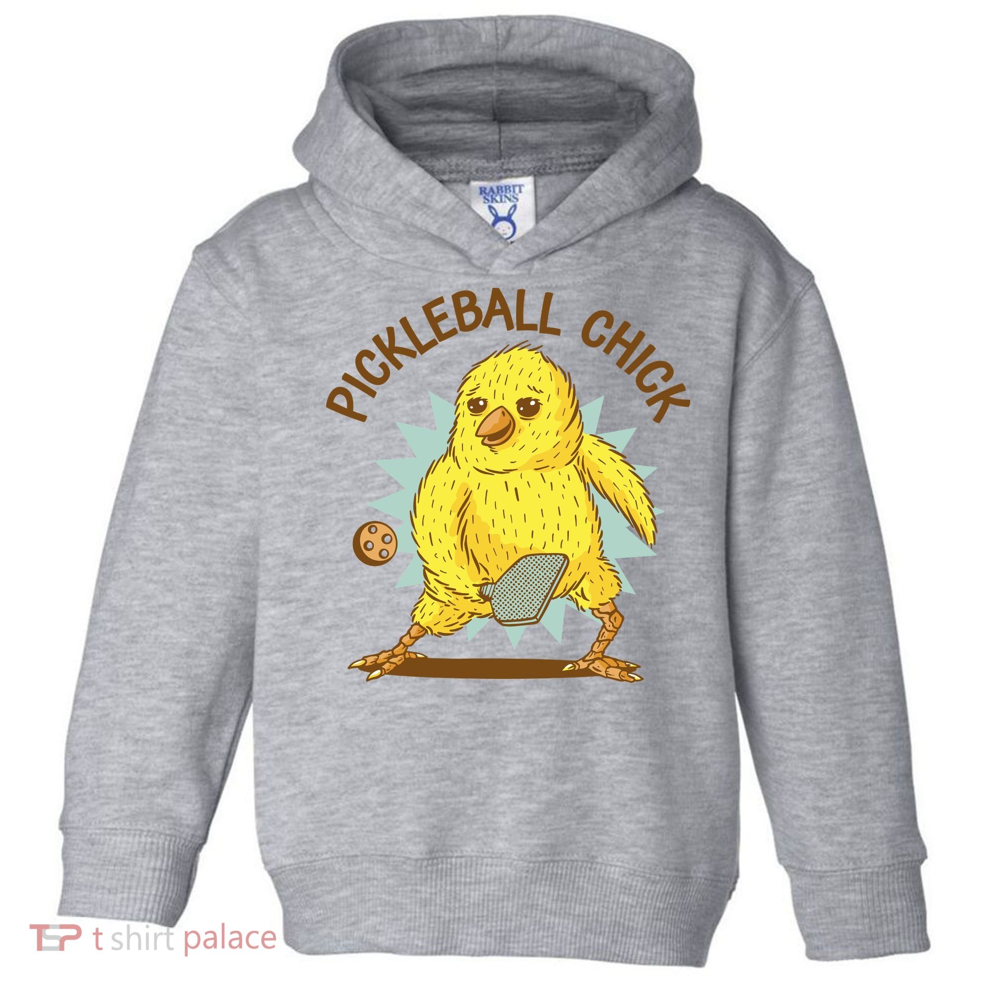 Pickleball Chick Cute Sport Toddler Hoodie