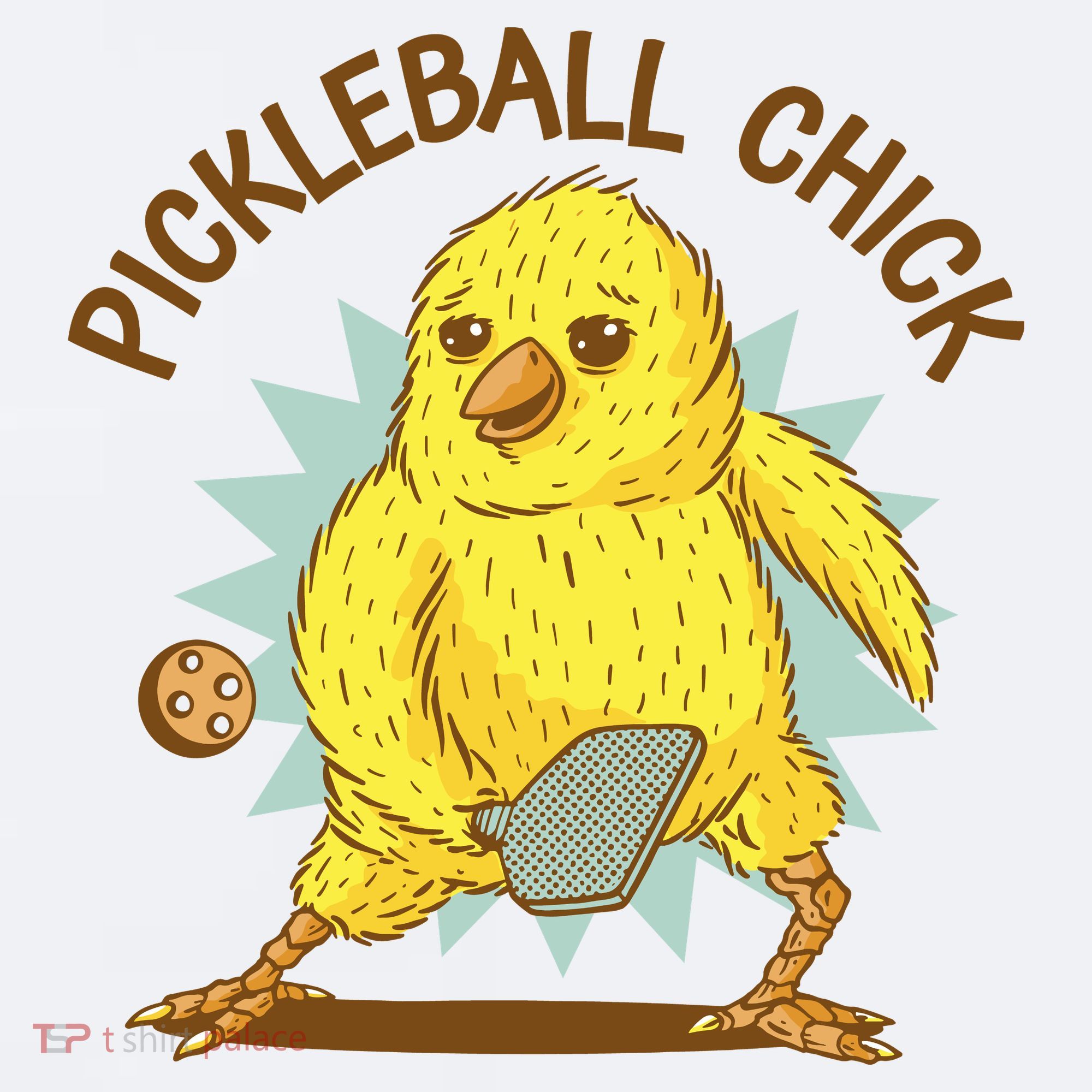 Pickleball Chick Cute Sport Sueded Cloud Jersey T-Shirt