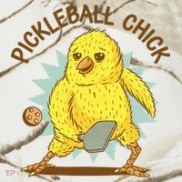 Pickleball Chick Cute Sport Kati Licensed 12" Camo Cuffed Beanie thumb 2