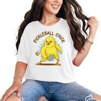 Pickleball Chick Cute Sport Comfort Colors T-Shirt thumb 0