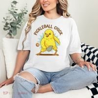 Pickleball Chick Cute Sport Comfort Colors T-Shirt thumb 2