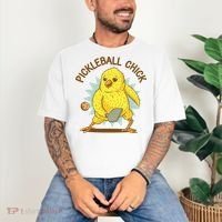 Pickleball Chick Cute Sport Comfort Colors T-Shirt thumb 3