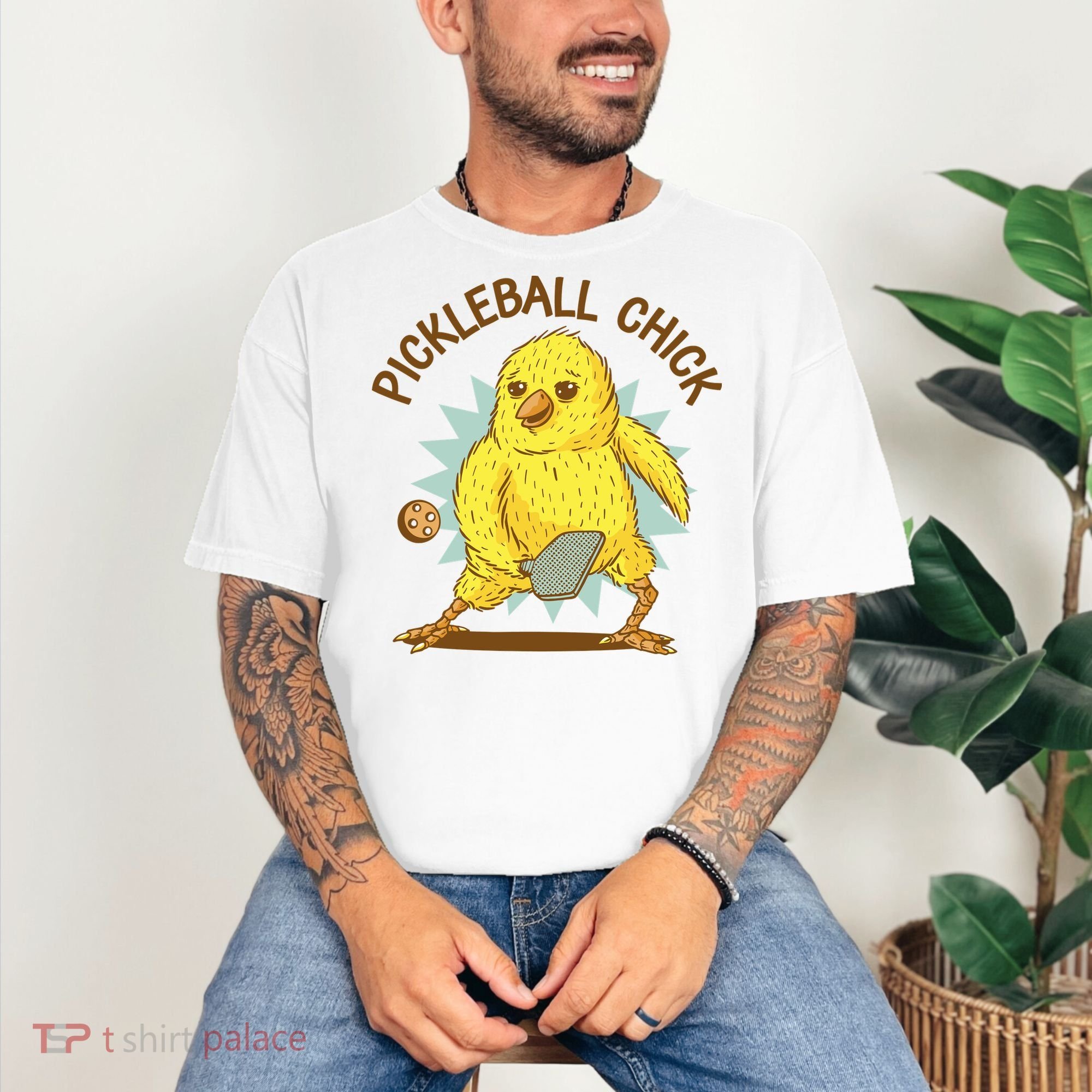 Pickleball Chick Cute Sport Comfort Colors T-Shirt
