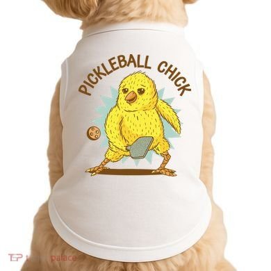 Pickleball Chick Cute Sport Doggie Tank