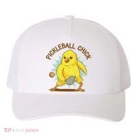 Pickleball Chick Cute Sport Yupoong Adult 5-Panel Trucker Hat thumb 0