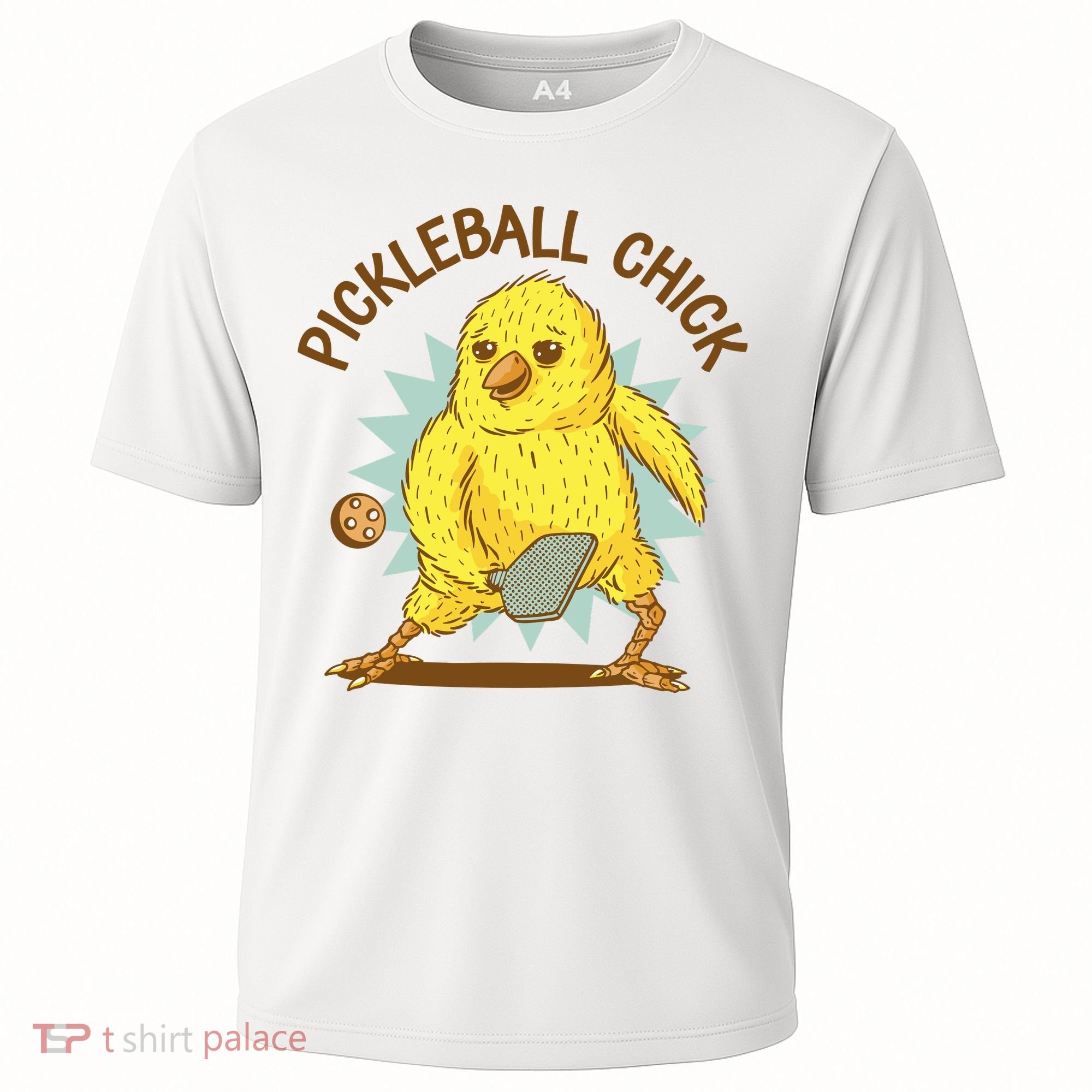 Pickleball Chick Cute Sport Cooling Performance Crew T-Shirt