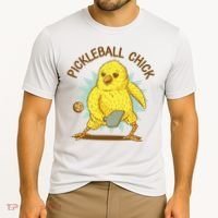 Pickleball Chick Cute Sport Cooling Performance Crew T-Shirt thumb 2