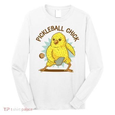 Pickleball Chick Cute Sport Long Sleeve Shirt