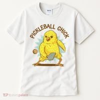 Pickleball Chick Cute Sport Tall T-Shirt thumb 0