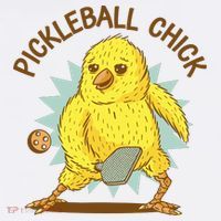 Pickleball Chick Cute Sport V-Neck T-Shirt thumb 3