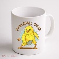 Pickleball Chick Cute Sport Coffee Mug thumb 1