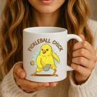 Pickleball Chick Cute Sport Coffee Mug thumb 3