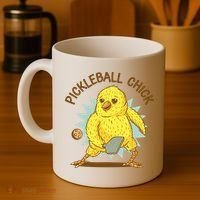 Pickleball Chick Cute Sport Coffee Mug thumb 4