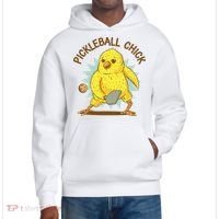 Pickleball Chick Cute Sport District V.I.T. Heavyweight Hoodie thumb 0