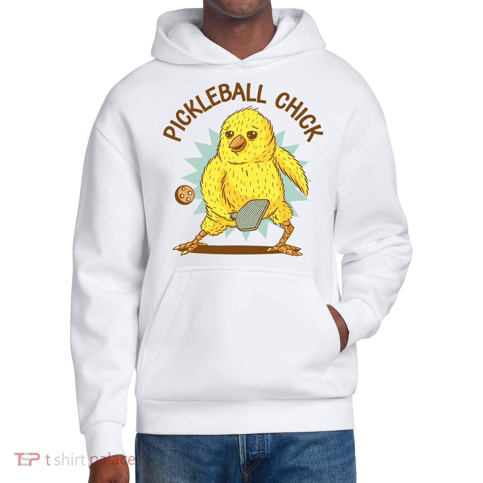 Pickleball Chick Cute Sport District V.I.T. Heavyweight Hoodie