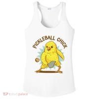 Pickleball Chick Cute Sport Ladies PosiCharge Competitor Racerback Tank thumb 0