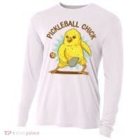 Pickleball Chick Cute Sport Cooling Performance Long Sleeve Crew thumb 0