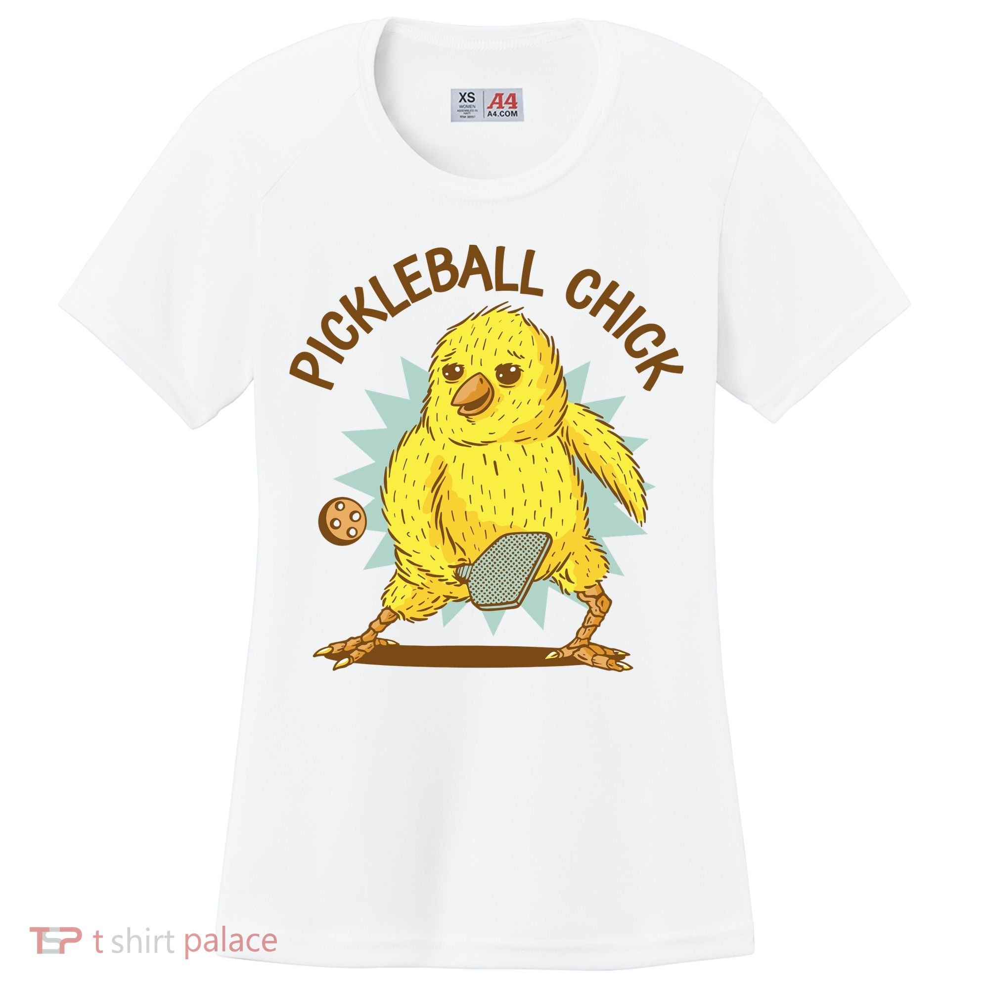 Pickleball Chick Cute Sport Women's Cooling Performance Crew T-Shirt