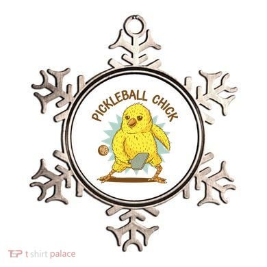 Pickleball Chick Cute Sport Ornament