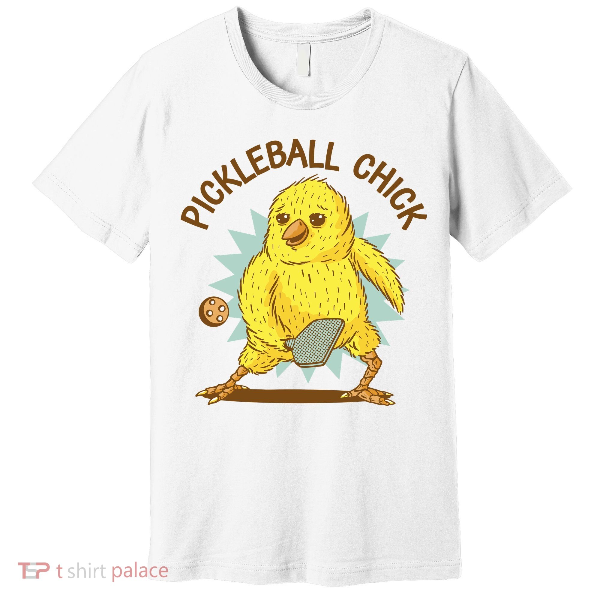 Pickleball Chick Cute Sport Premium T-Shirt