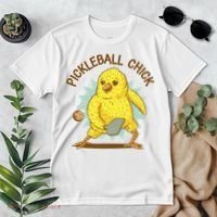 Pickleball Chick Cute Sport Premium T-Shirt thumb 2