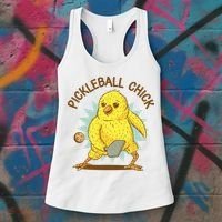 Pickleball Chick Cute Sport Women's Tank Top thumb 3