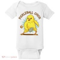Pickleball Chick Cute Sport Baby Bodysuit thumb 0
