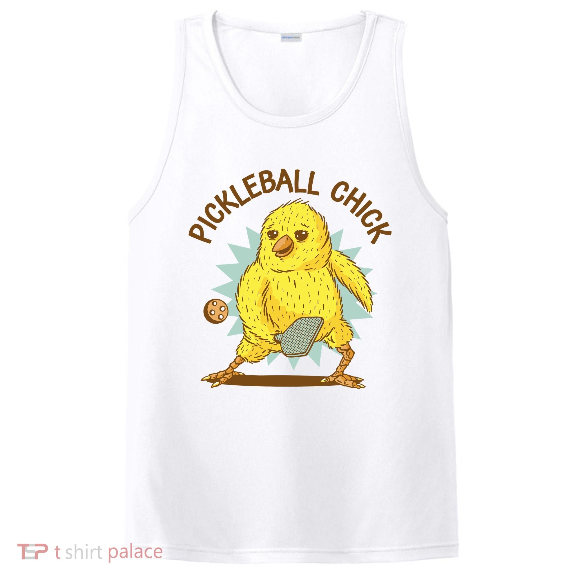 Pickleball Chick Cute Sport PosiCharge Competitor Tank